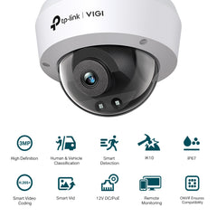 TP-Link VIGI C230I | 3MP Dome Network Camera