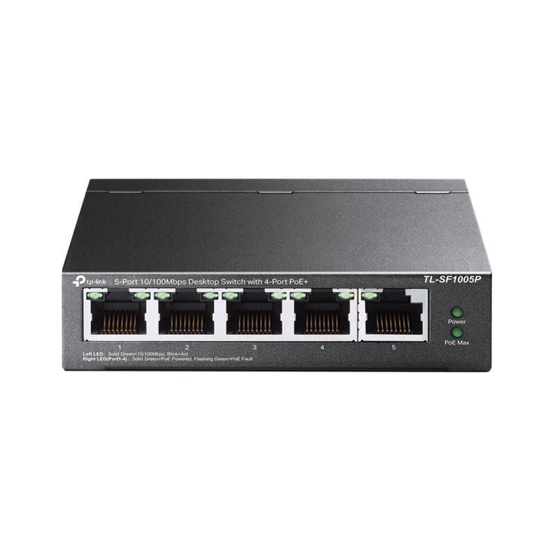 TP-Link TL-SF1005P | 5-Port 10/100M Desktop PoE Switch