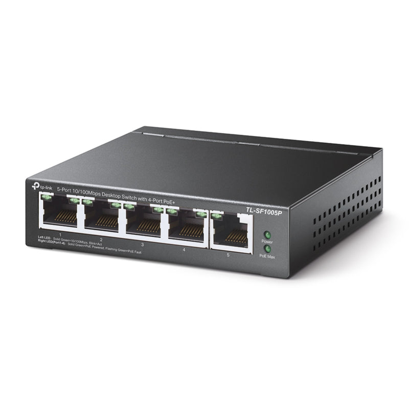 TP-Link TL-SF1005P | 5-Port 10/100M Desktop PoE Switch