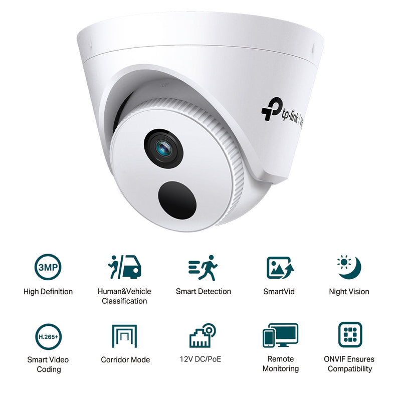 TP-Link VIGI C430I | 3MP Turret Network Camera