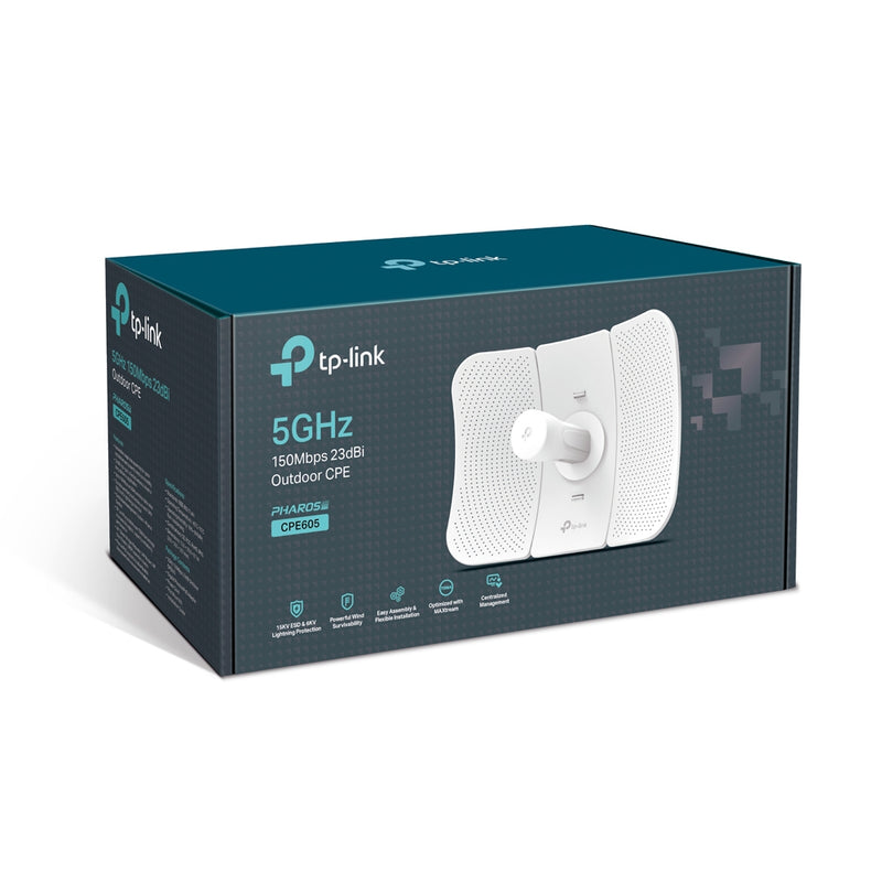 TP-Link CPE605 | 5 GHz 150 Mbps 23 dBi Outdoor CPE