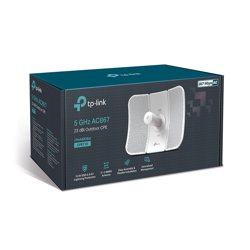 TP-Link CPE710 | 5 GHz AC867 23 dBi Outdoor CPE