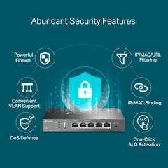 TP-Link ER605 | SafeStream™ Gigabit Multi-WAN VPN Router
