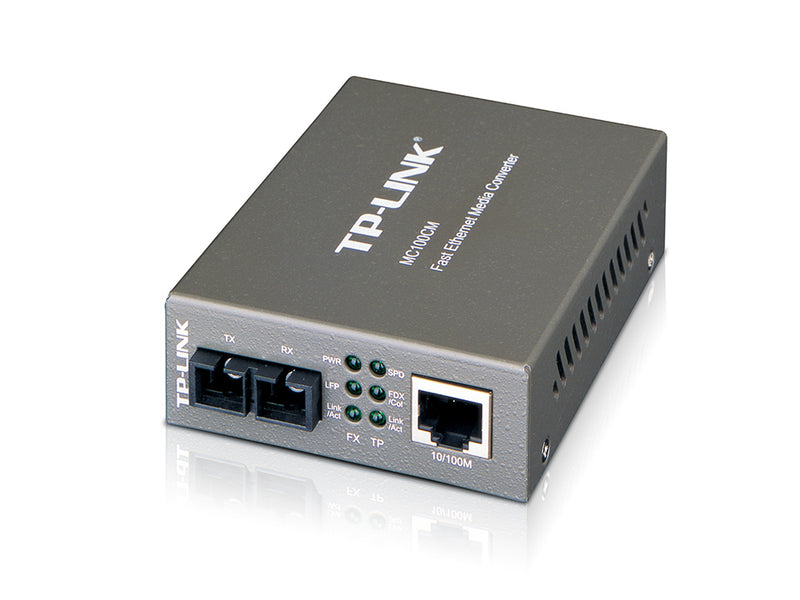 TP-Link MC100CM | 10/100 Mbps RJ45 to 100 Mbps Multi-mode SC Fiber Converter