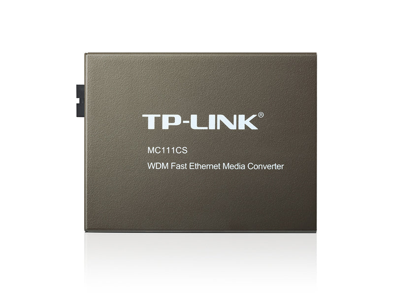 TP-Link MC111CS | 10/100 Mbps RJ45 to 100 Mbps Single-mode SC WDM Bi-Directional Fiber Converter