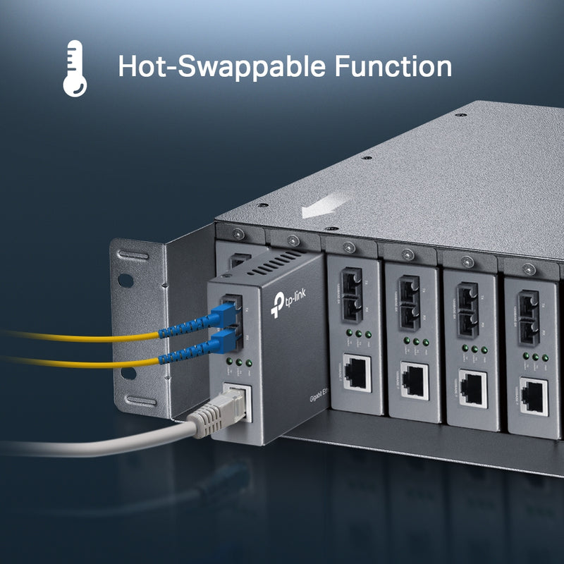 TP-Link TL-MC1400 | 14-slot unmanaged media converter chassis