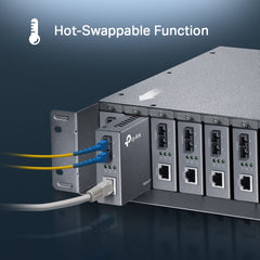 TP-Link TL-MC1400 | 14-slot unmanaged media converter chassis