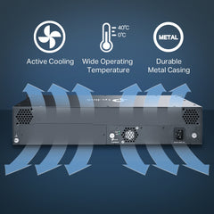 TP-Link TL-MC1400 | 14-slot unmanaged media converter chassis