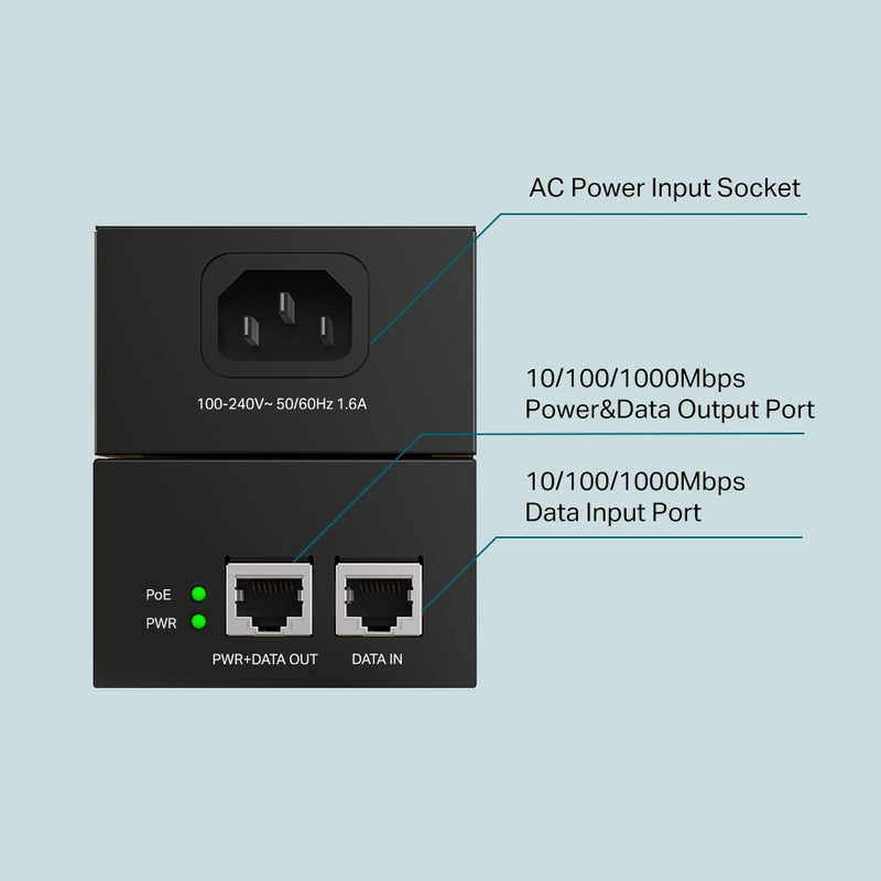 TP-Link TL-POE170S | PoE++ Injector Adapter