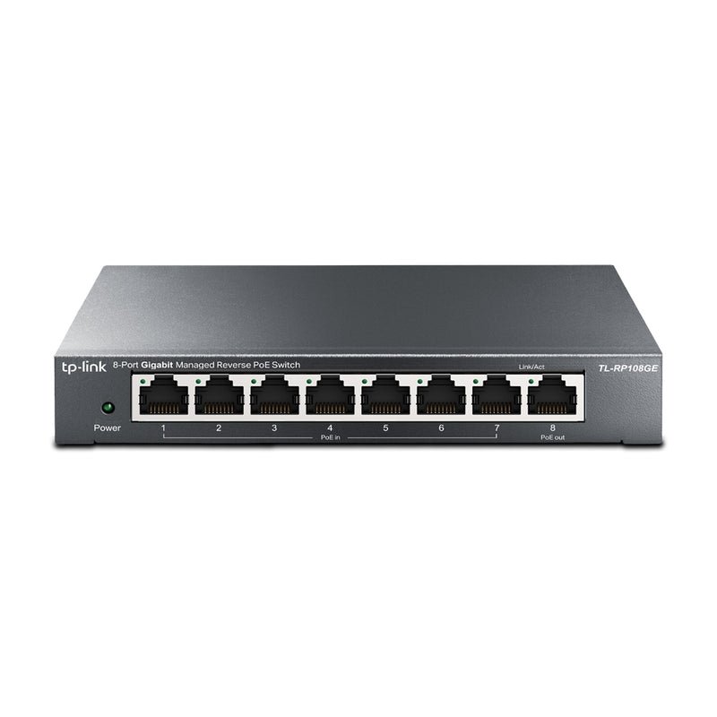 TP-Link TL-RP108GE | 8-Port Gigabit Managed Reverse PoE Switch