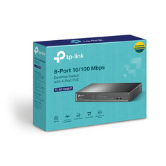 TP-Link TL-SF1008LP | 8-Port 10/100 Mbps Desktop Switch with 4-Port PoE