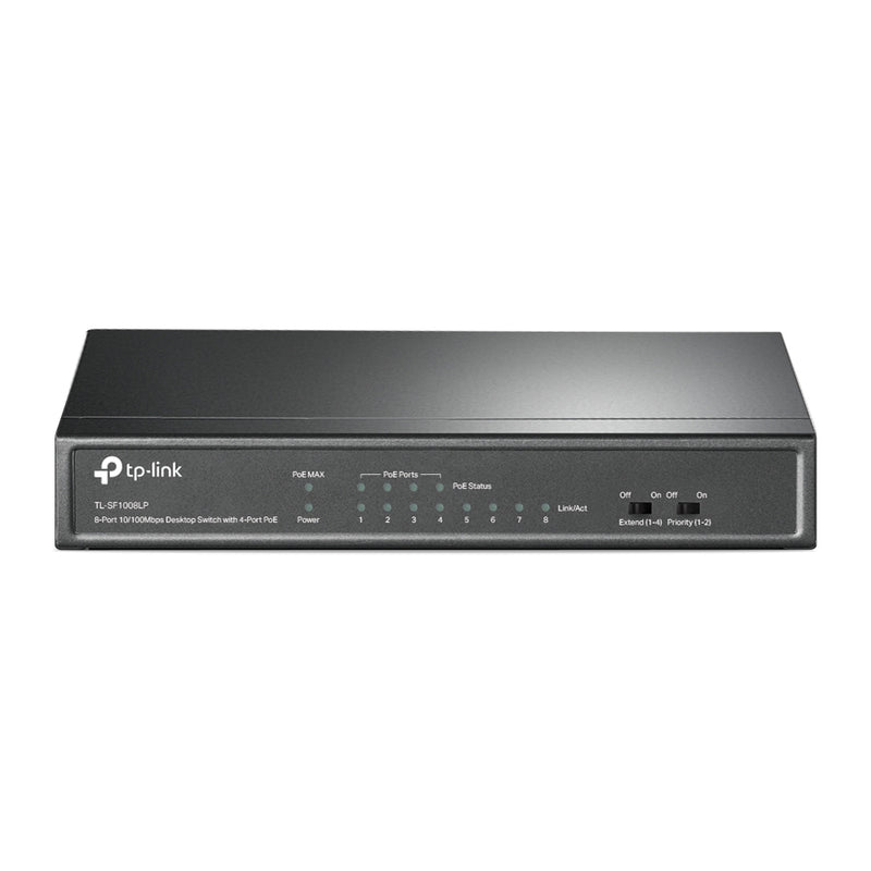 TP-Link TL-SF1008LP | 8-Port 10/100 Mbps Desktop Switch with 4-Port PoE