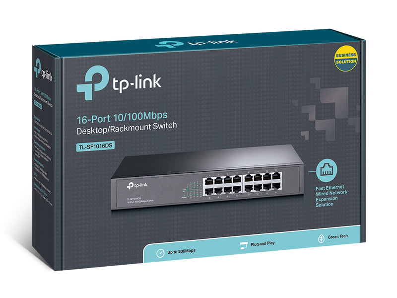 TP-Link TL-SF1016DS | 16-Port 10/100 Mbps Switch