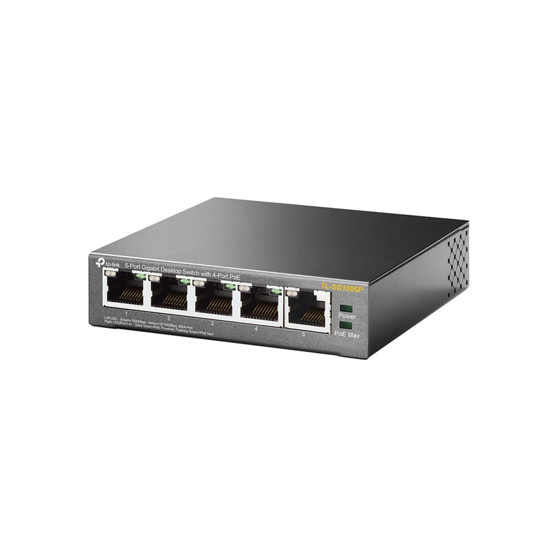 TP-Link TL-SG1005P | 5-Port Gigabit Desktop PoE Switch