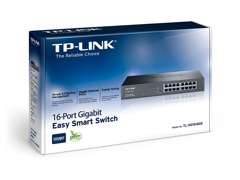 TP-Link TL-SG1016DE | 16-Port Gigabit Easy Smart Switch