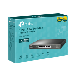 TP-Link TL-SG105PP-M2 | 5-Port 2.5G Desktop Switch with 4-Port PoE++