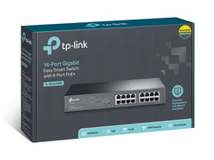 TP-Link TL-SG1016PE | 16-Port Gigabit PoE+ Easy Smart Switch