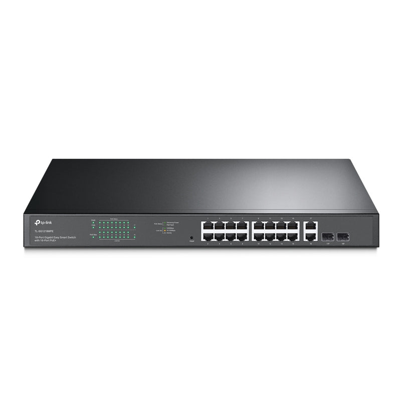 TP-Link TL-SG1218MPE | 18-Port Gigabit Easy Smart Switch with 16-Port PoE+