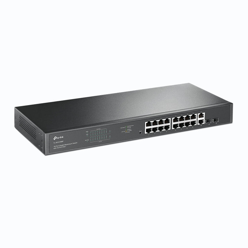 TP-Link TL-SG1218MP | 18-Port Gigabit Rackmount Switch with 16-Port PoE+