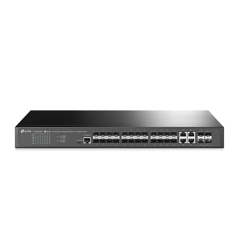 TP-Link TL-SG3428XF | JetStream™ 24-Port SFP L2+ Managed Switch with 4 10GE SFP+ Slots