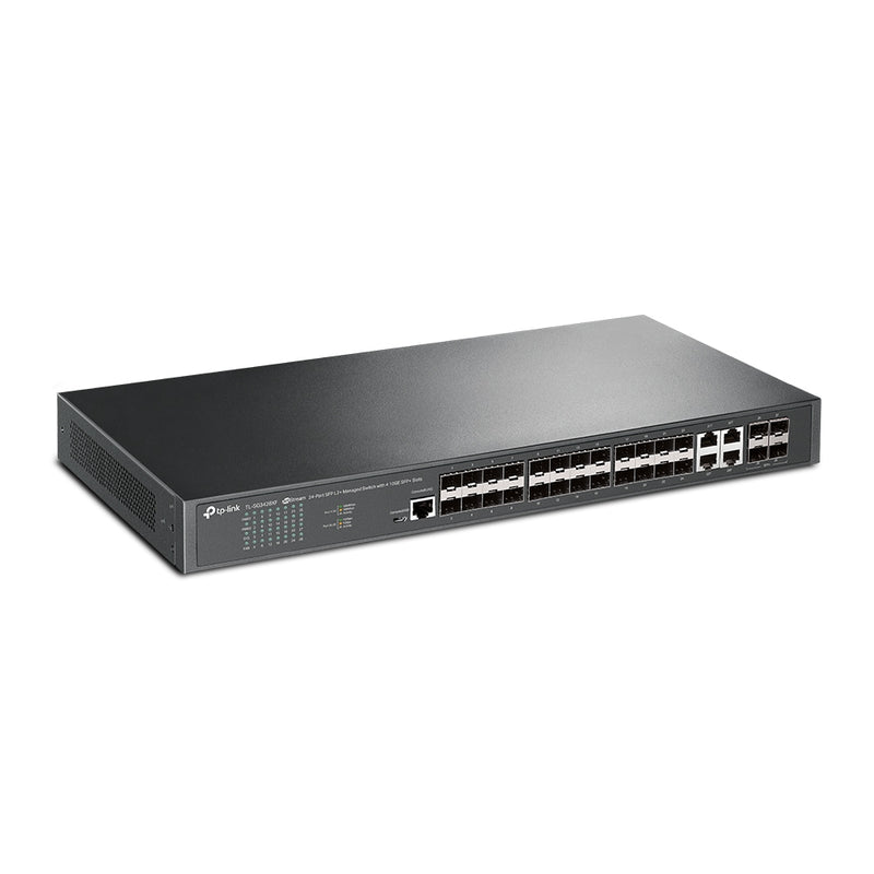 TP-Link TL-SG3428XF | JetStream™ 24-Port SFP L2+ Managed Switch with 4 10GE SFP+ Slots