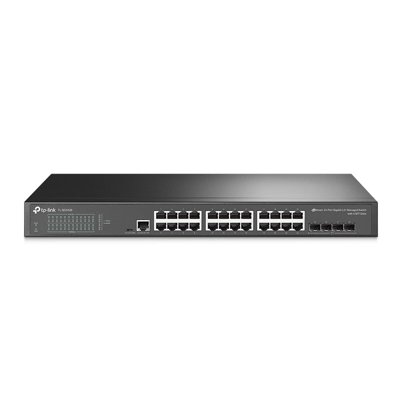 TP-Link TL-SG3428 | JetStream™ 24-Port Gigabit L2+ Managed Switch with 4 SFP Slots