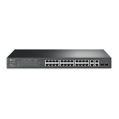 TP-Link TL-SL2428P | JetStream™ 24-Port 10/100 Mbps + 4-Port Gigabit Smart Switch with 24-Port PoE+