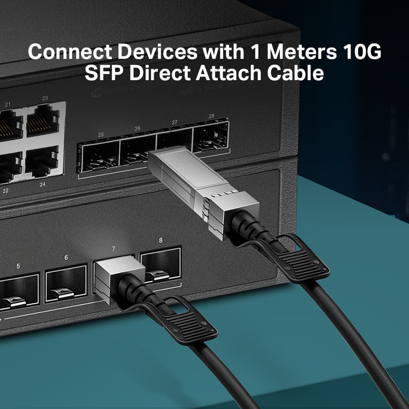 TP-Link TL-SM5220-1M | 1M Direct Attach SFP+ Cable for 10 Gigabit Connections