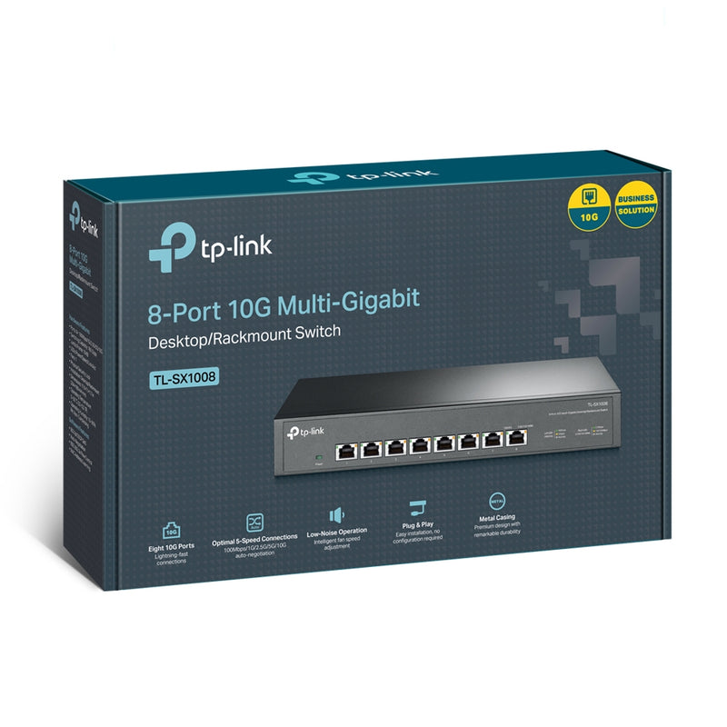 TP-Link TL-SX1008 | 8-Port 10G Multi-Gigabit Switch