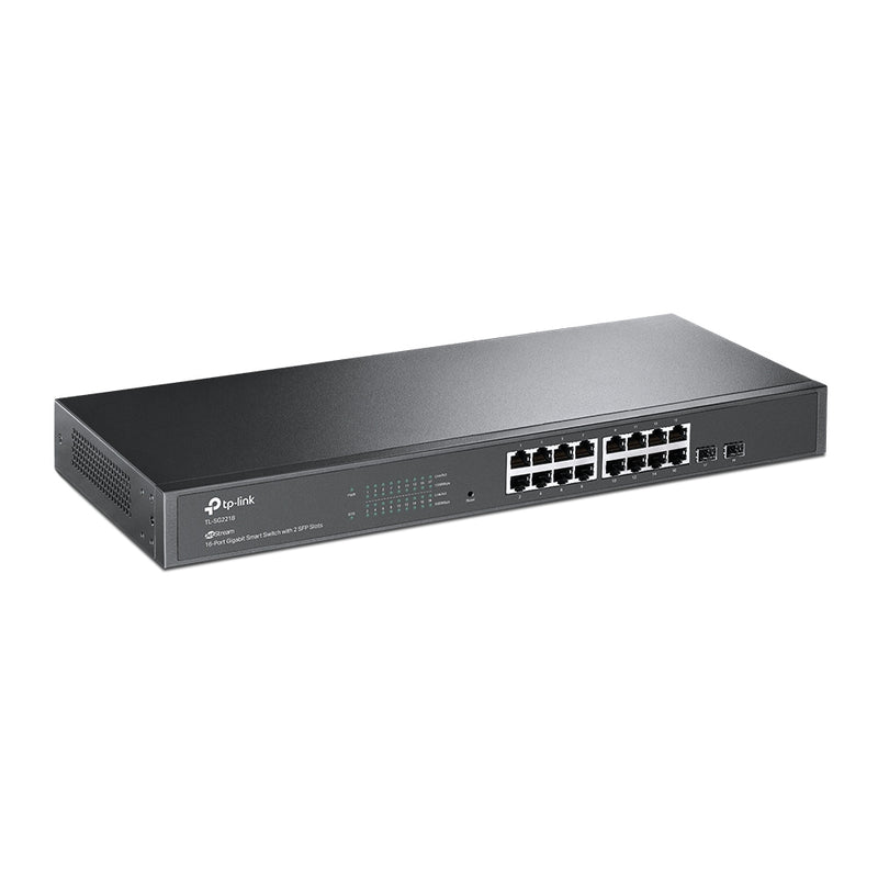 TP-Link TL-SG2218 | JetStream™ 16-Port Gigabit Smart Switch with 2 Gigabit SFP Slots