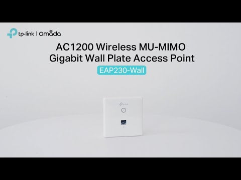 TP-Link EAP230-wall | AC1200 Wall-Plate Dual-Band Wi-Fi Access Point