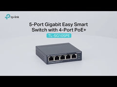 TP-Link TL-SG105PE | 5-Port Gigabit Easy Smart Switch with 4-Port PoE+