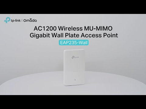 TP-Link EAP235-Wall | AC1200 Wall-Plate Dual-Band Wi-Fi Access Point