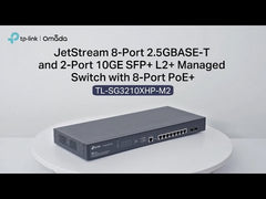 TP-Link TL-SG3210XHP-M2 | JetStream™ 8-Port 2.5GBase-T and 2-Port 10GE SFP+ L2+ Managed Switch with 8-Port PoE+